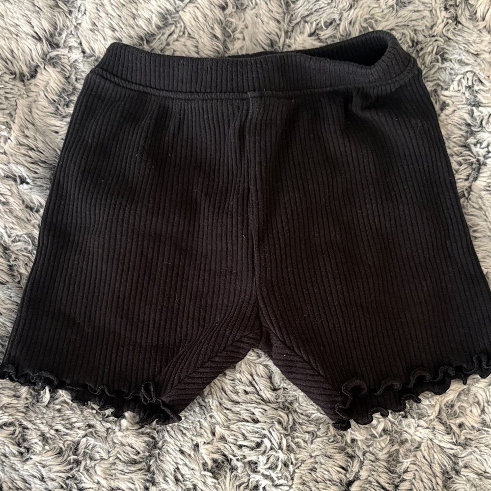 Old Navy Black Ribbed Women's Bike Shorts